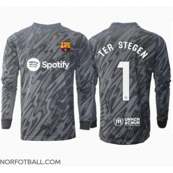 Billige Fotballdrakt Barcelona Ter Stegen #1 Keeper Replika Tredjedrakt 2024-25 Langermet